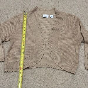 Medium Women's Tan Sweater Cardigan